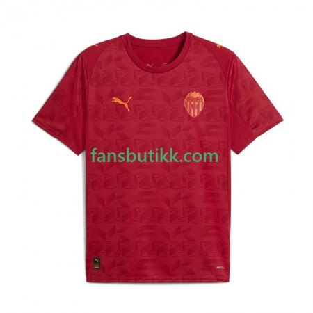 Fotballdrakt Valencia CF Bortetrøye 2025-2026 Kortermet